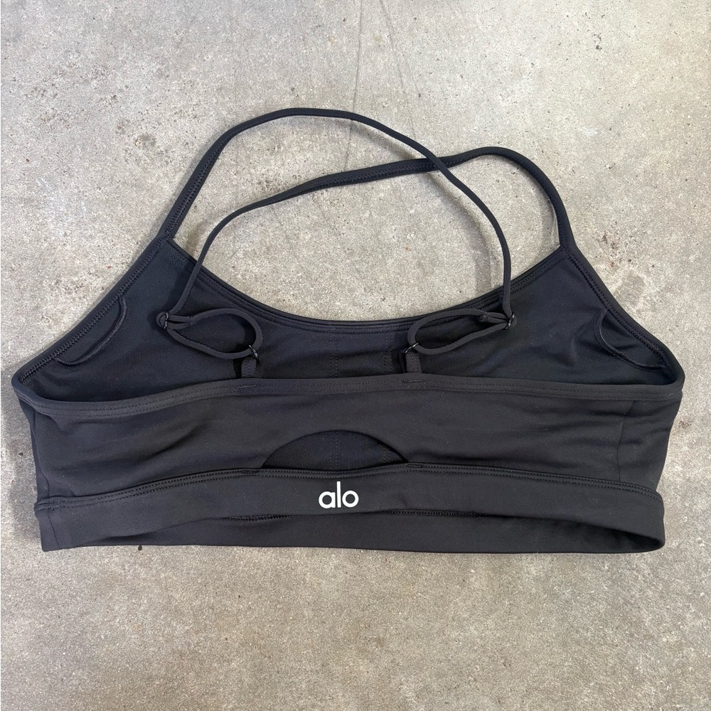 ALO Yoga Airlift Black Sports Bra